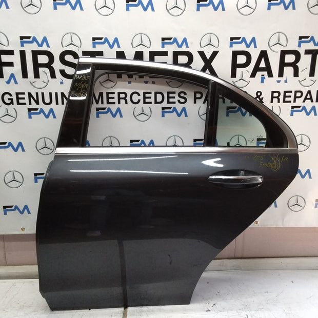 MERCEDES  BENZ  C-CLASS W205 PASSENGER SIDE REAR DOOR N/S/R COMPLETE GREY FMD61