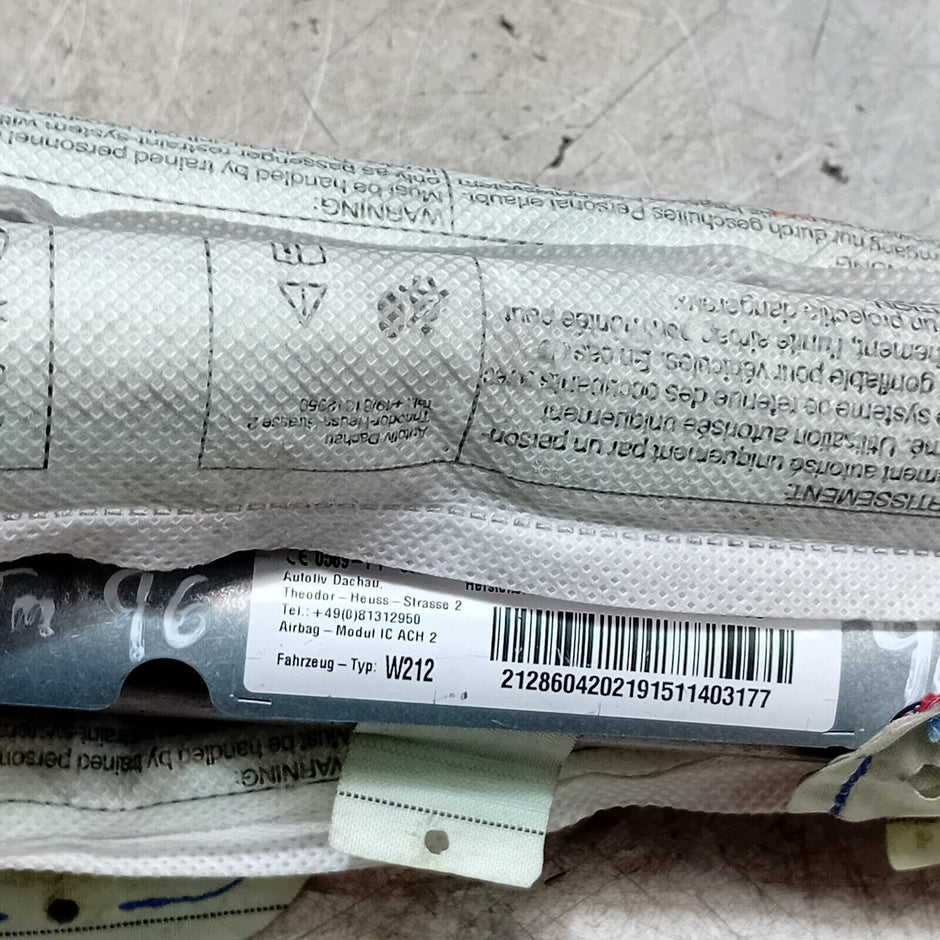 MERCEDES E CLASS CURTAIN AIBAG RIGHT SIDE SALOON A2128604202 W212 2009-2016 FM96