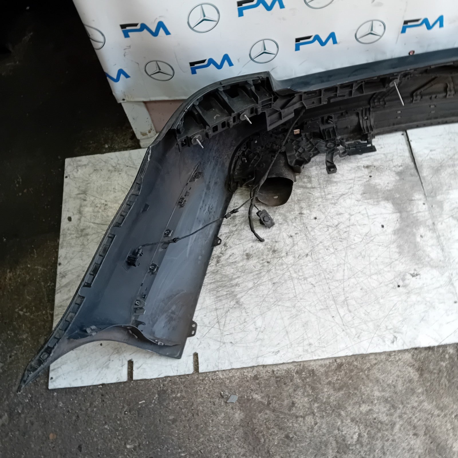 MERCEDES BENZ E-CLASS W212 REAR BUMPER BLACK 2014 A2128854465 FMX126