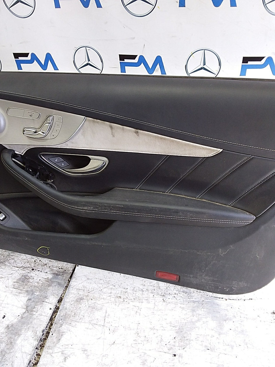 MERCEDES C-CLS C205  PASSENGER FRONT DOOR OSF WHITE 2016 ONWARDS COMPLETE FMD614