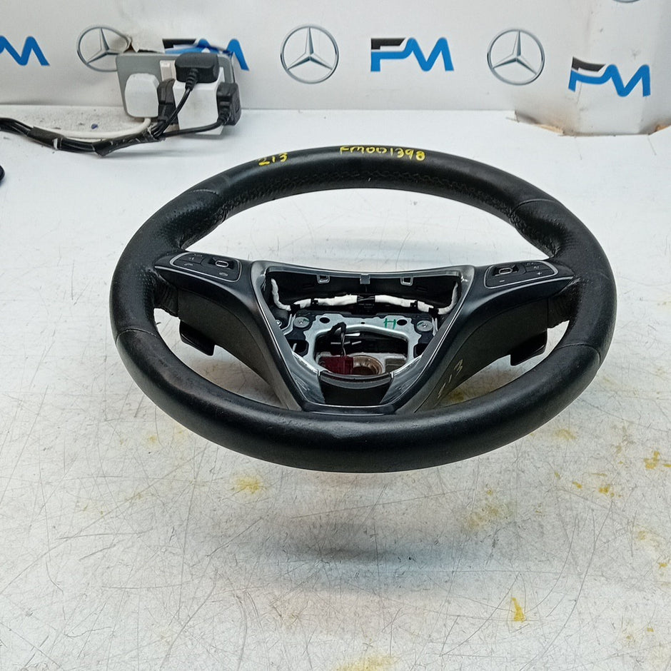 MERCEDES W213 E-CLASS MULTIFUNCTION STEERING WHEEL 2016 A0004605600 FM001398