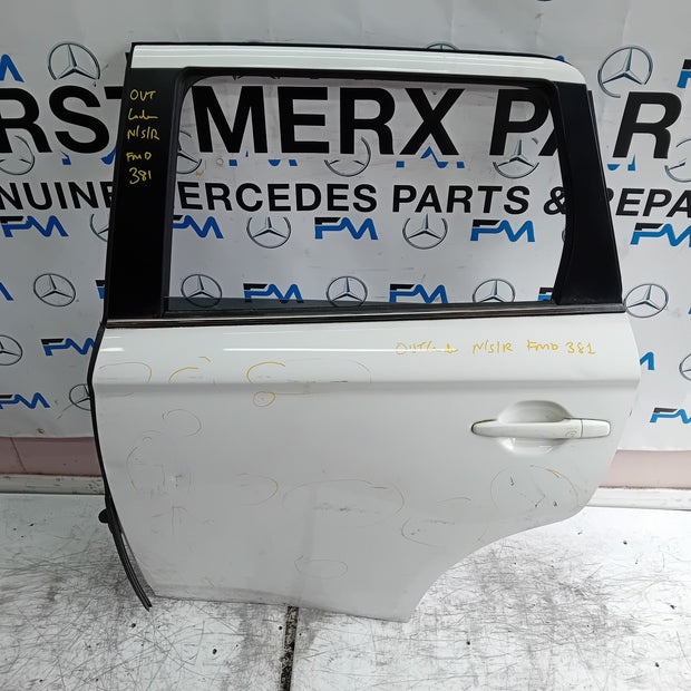 MITSUBISHI OUTLANDER MK3 PASSENGER REAR DOOR NSR 2013 WHITE FMD381