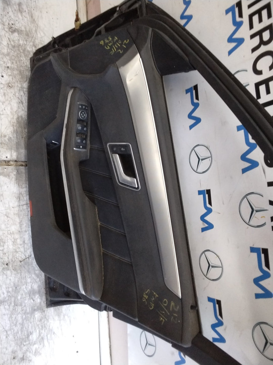 MERCEDES E-CLS W212  DRIVER FRONT DOOR OSF BLACK 2009-16 COMPLETE FMD586