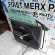 MERCEDES BENZ CLA W117 PASSENGER FRONT DOOR NSF WHITE 2013-19 COMPLETE FMD379