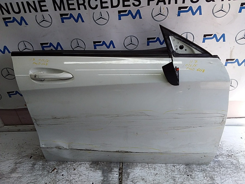 MERCEDES BENZ  CLA C117  DRIVER FRONT DOOR OSF WHITE 2013-19  FMD608