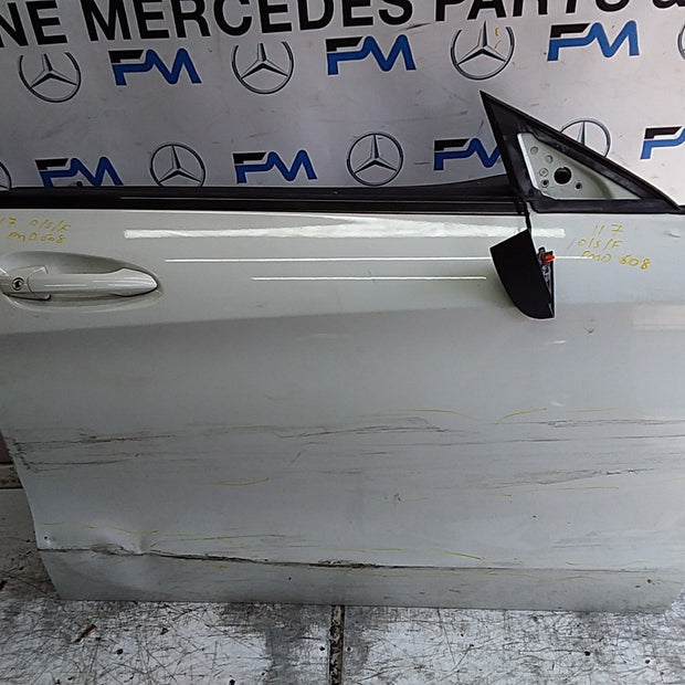 MERCEDES BENZ  CLA C117  DRIVER FRONT DOOR OSF WHITE 2013-19  FMD608