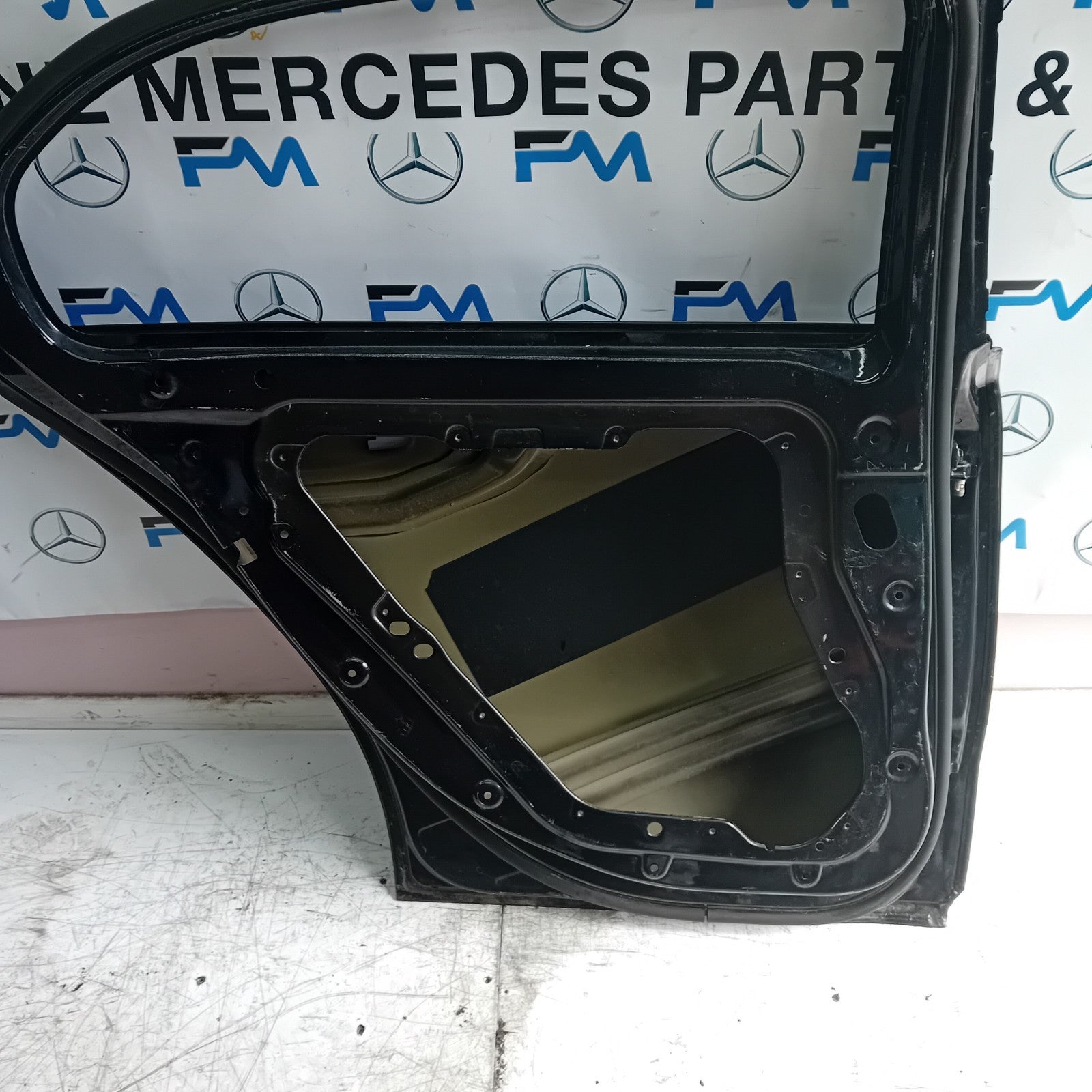 MERCEDES BENZ A-CLASS W177 PASSENGER SIDE REAR DOOR N/S/R BLACK  FMD144