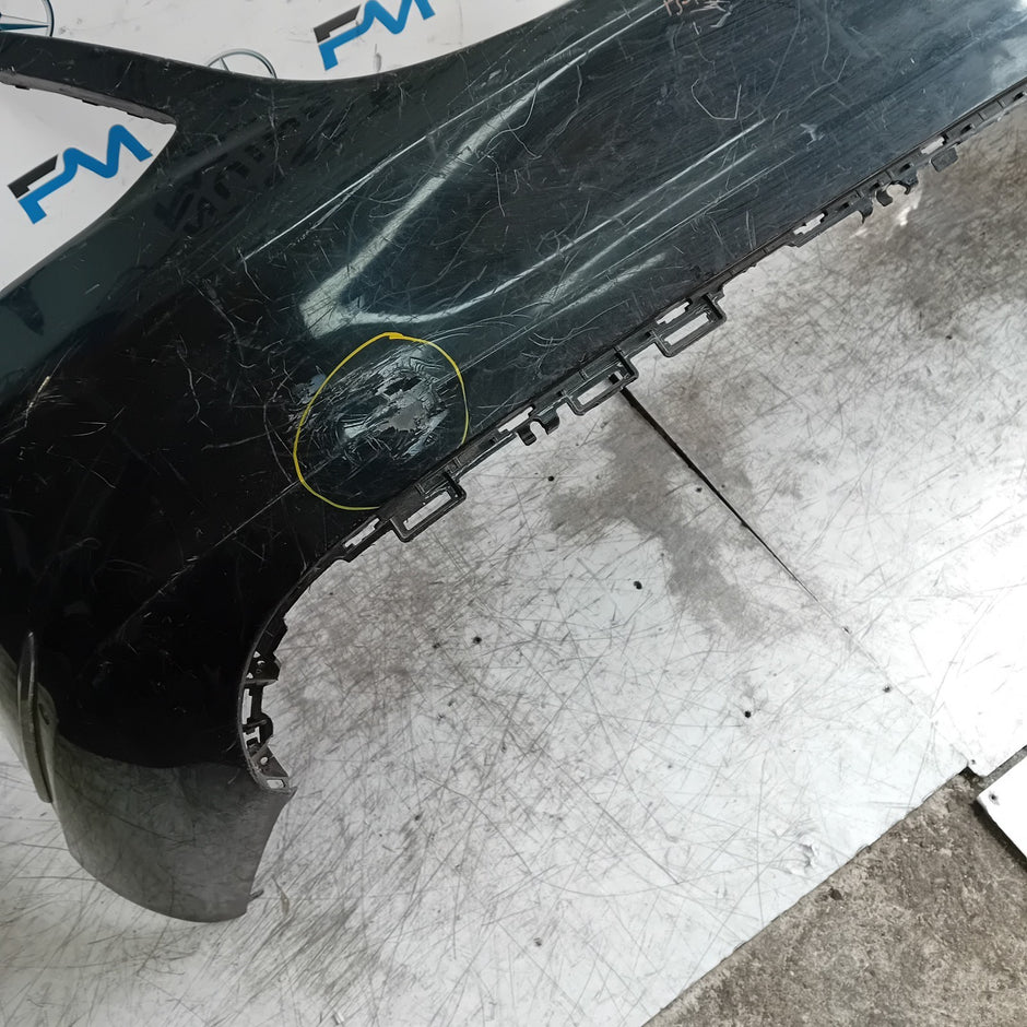 MERCEDES BENZ C-CLASS W205 SLN REAR BUMPER 2015 BLACK A2058850138 FMX53
