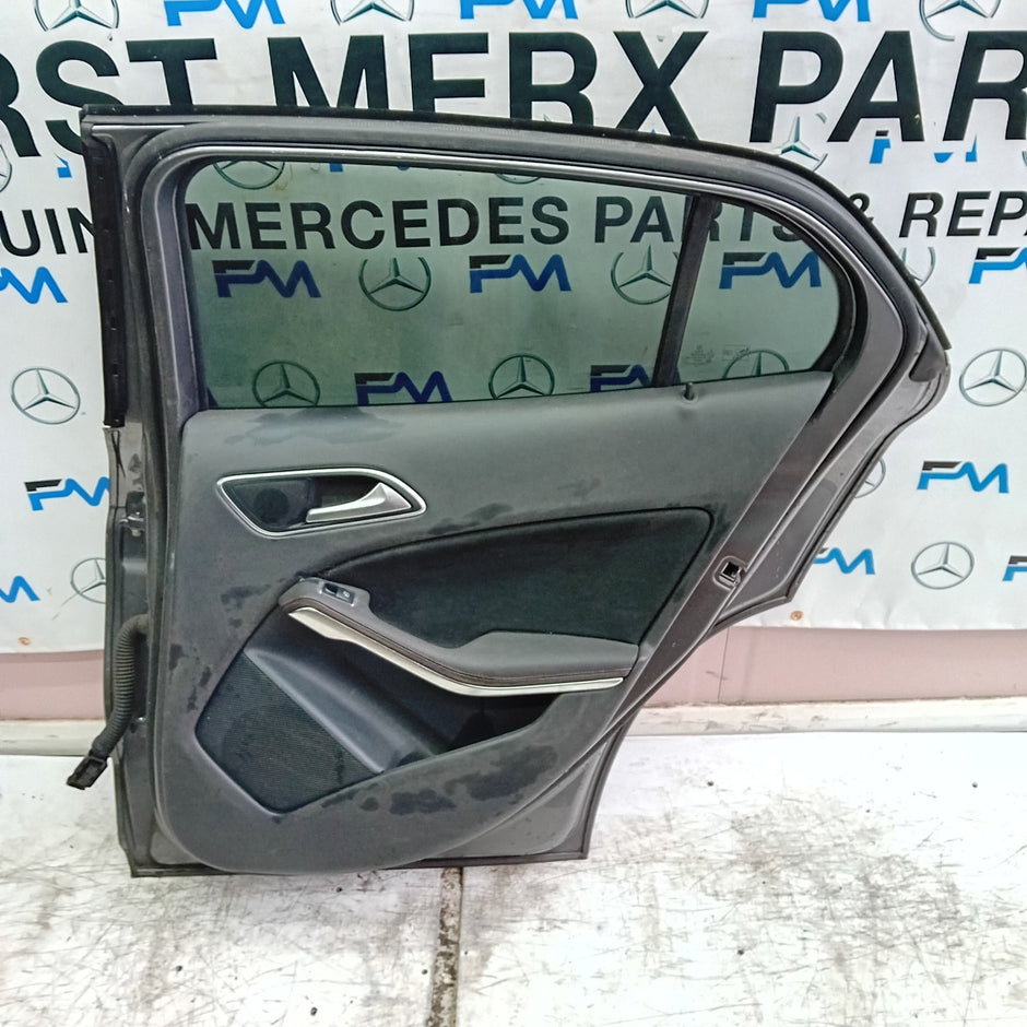 MERCEDES BENZ GLA X156 DRIVER REAR DOOR OSR 2014-19 GREY COMPLETE FMD271