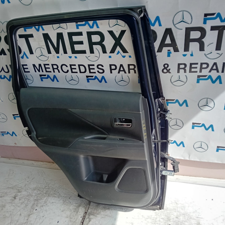 MITSUBISHI OUTLANDER MK3 PASSENGER REAR DOOR NSR BLUE 20123 COMPLETE FMD225
