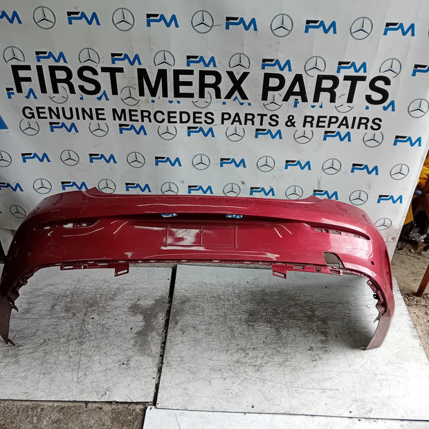 MERCEDES BENZ C-CLASS C205 CP REAR BUMPER 2014 RED FMX46