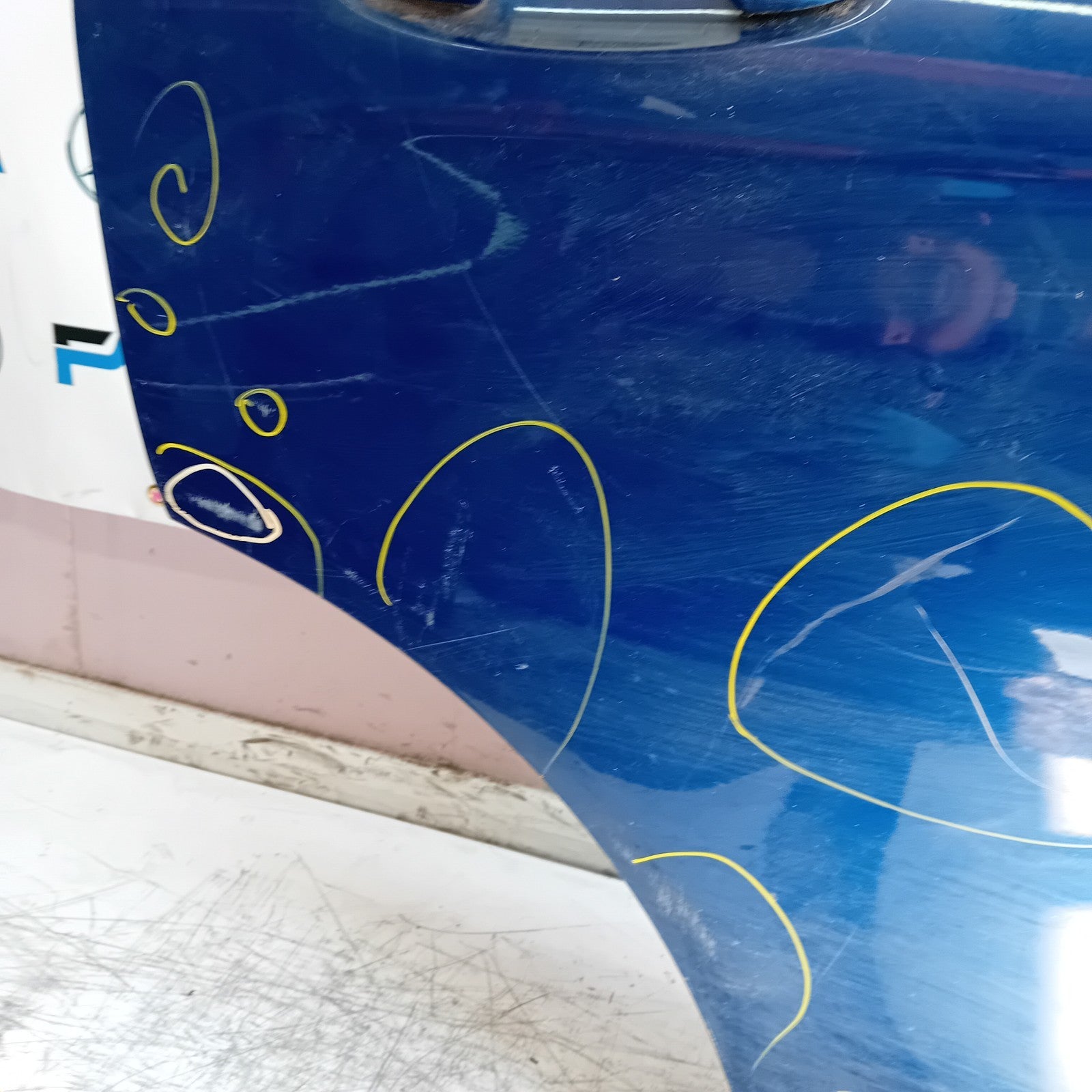 MERCEDES BENZ GLC W253 DRIVER REAR DOOR OSR BLUE 2016 ON COMPLETE FMD433