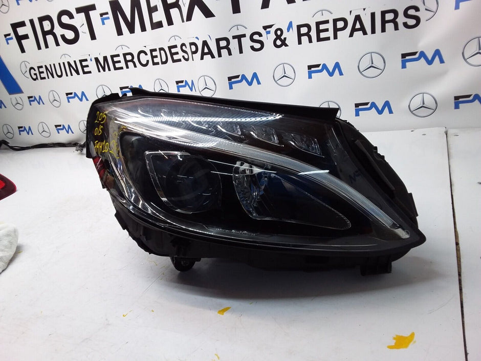 2017 MERCEDES C CLASS W205 HEADLIGHT FACELIFT DRIVER OS A2059069504 FMH102