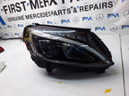 2017 MERCEDES C CLASS W205 HEADLIGHT FACELIFT DRIVER OS A2059069504 FMH102