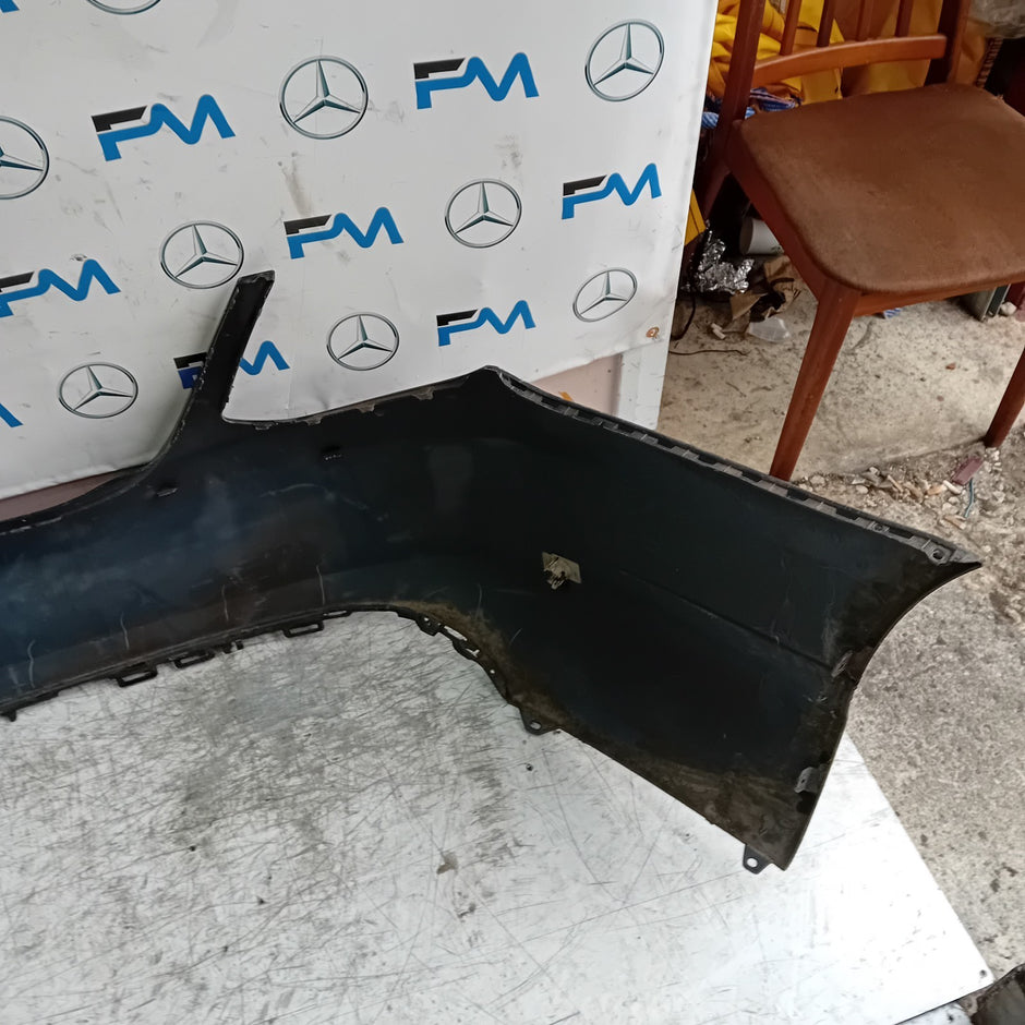 MERCEDES C-CLASS W205 SLN REAR BUMPER 2014 BLACK  A2058850138 COMPLETE FMX43