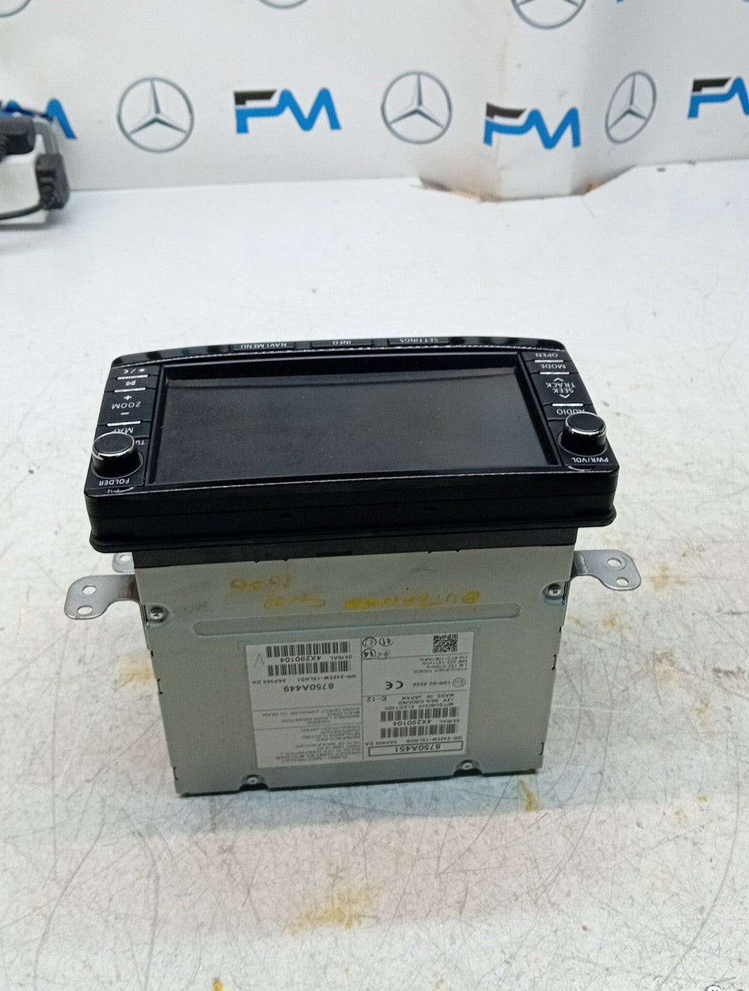 MITSUBISHI OUTLANDER 2018-2019 SAT NAV MULTIMEDIA SCREEN 8750A451 FM001606
