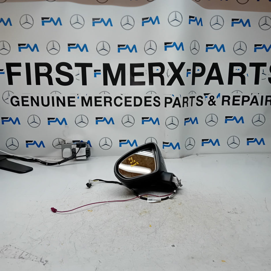 MERCEDES CLA 2019 W118 Passenger Side Wing Mirror A1188104703 BLACK  FMM3