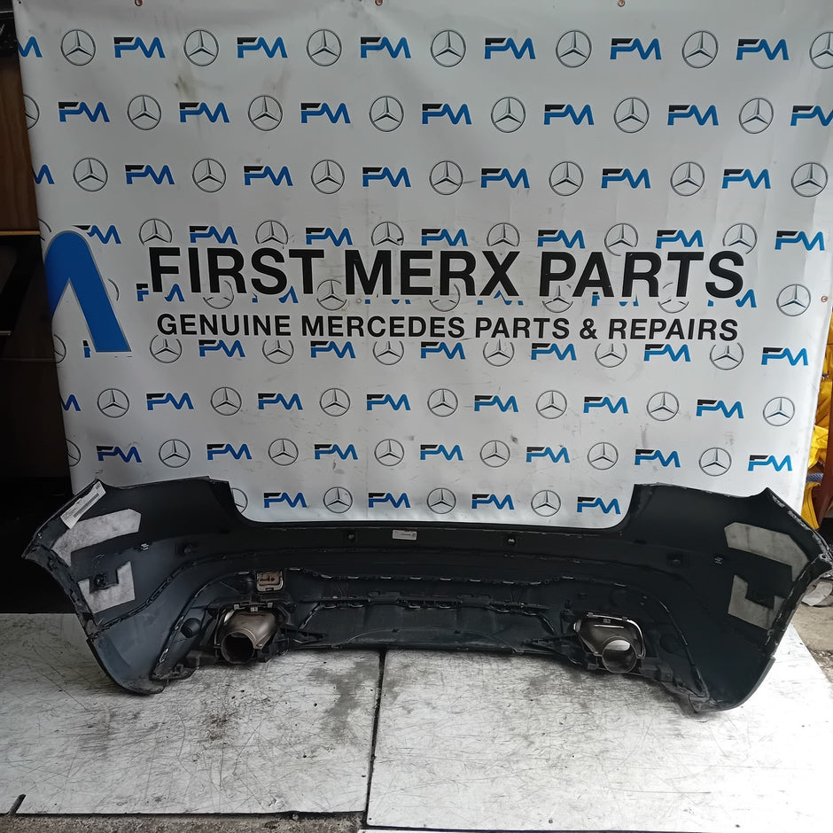 MERCEDES BENZ GLA X156 REAR BUMPER BLACK 2014-19 A1568802640 FMX75