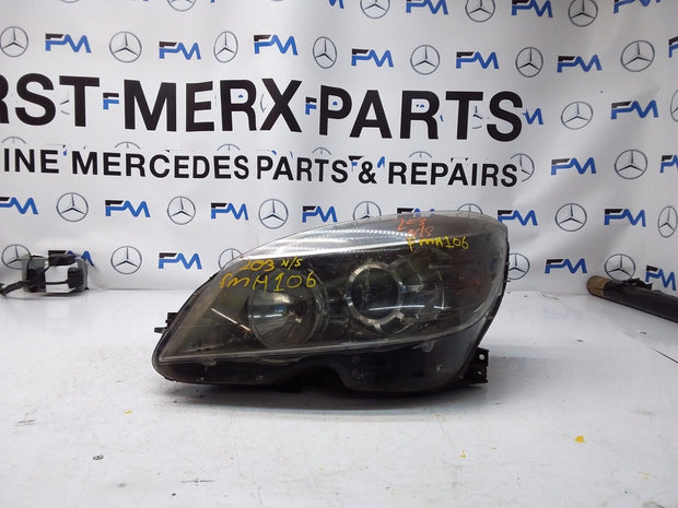2008 MERCEDES C CLASS W203 W204 HEADLIGHT PRE FACELIFT PASSENGER NS FMH106