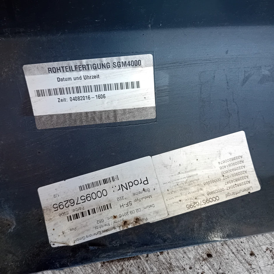 MERCEDES BENZ S-CLASS W222 SLN REAR BUMPER A2228803047 2016  FMX153