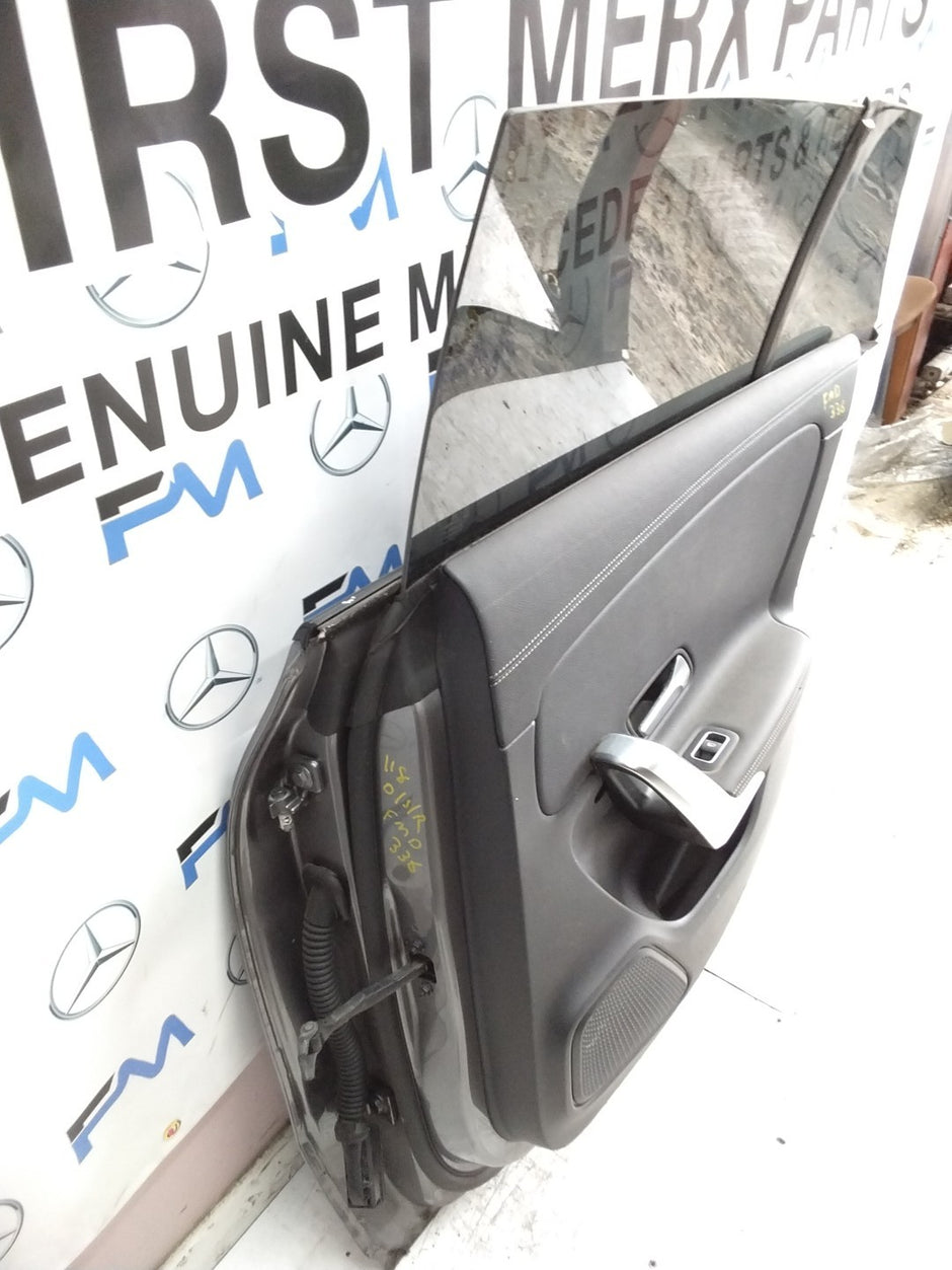 MERCEDES CLA W118 DRIVER REAR DOOR OSR GREY 2019 ON COMPLETE FMD336