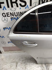 MERCEDES E-CLASS W211 SLN DRIVER REAR DOOR OSR SILVER 2003-09 COMPLETE FMD338