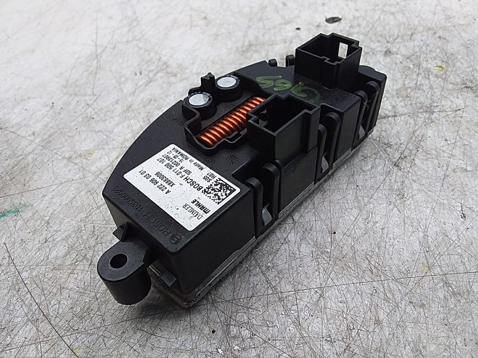 MERCEDES S-CLASS W222 RESISTOR BLOWER REGULATOR HEATING A2229060301 FMR276
