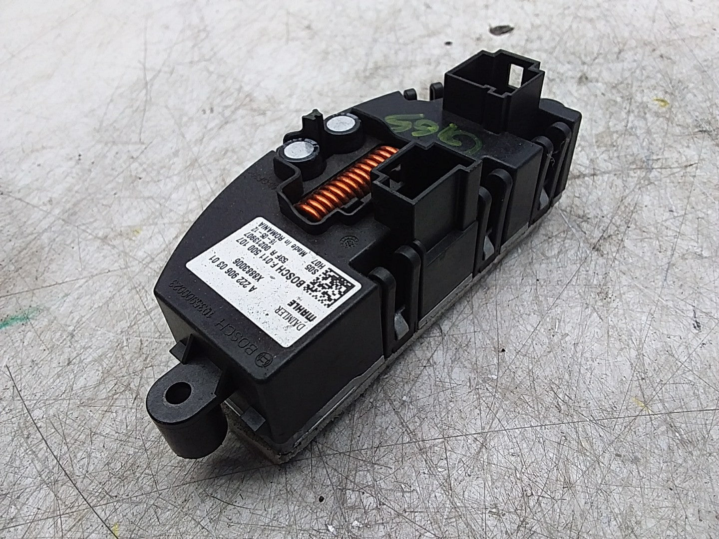 MERCEDES S-CLASS W222 RESISTOR BLOWER REGULATOR HEATING A2229060301 FMR276