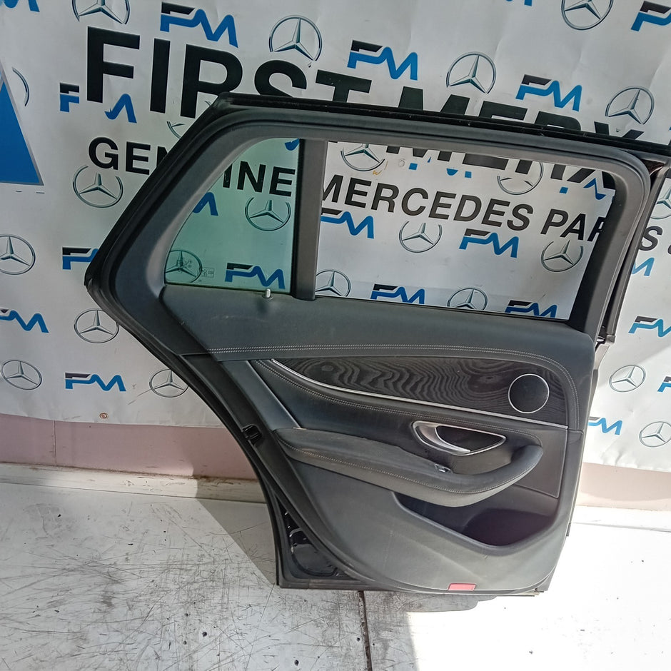MERCEDES E-CLASS W213 EST PASSENGER REAR DOOR NSR BLACK 2016 ON COMPLETE FMD223
