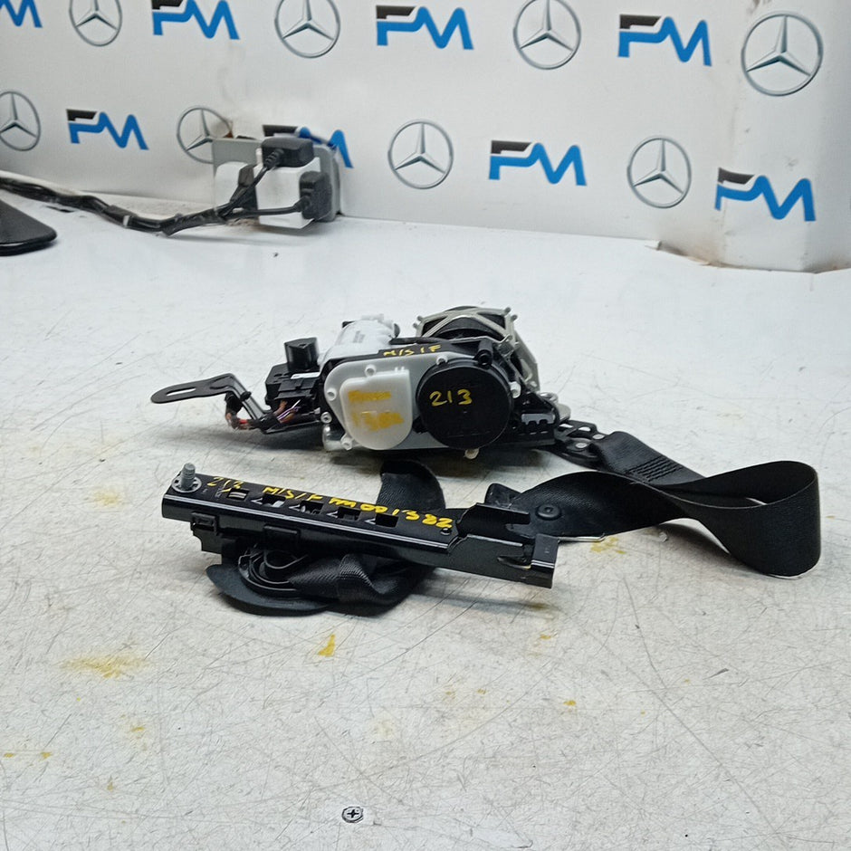 MERCEDES E-CLASS W213 REAR PASSENGER SIDE SEAT BELT BLACK A2138605500 FM001382