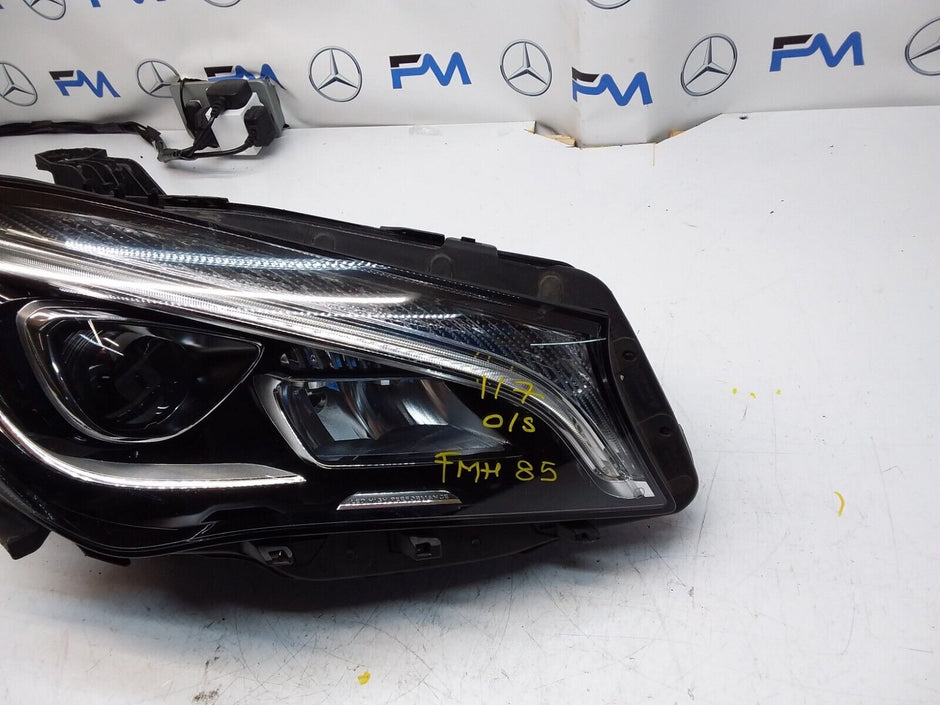 MERCEDES W117 CLA 13-19 DRIVER O/S HEADLIGHT A1178207061 FMH85 LED HIGH PERFORM
