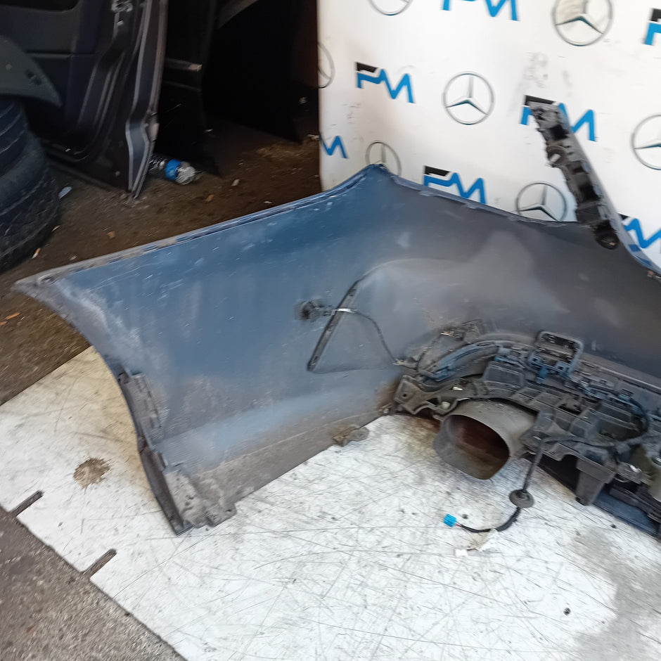 MERCEDES BENZ C-CLASS W205 REAR BUMPER BLUE 2014 A2058555738 FMX145