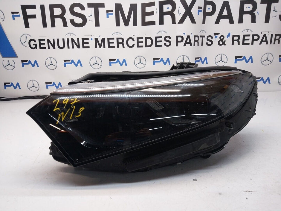 GENUINE Mercedes EQS V297 LEFT Side LED Headlight 2022 A2979062103 FMH0068