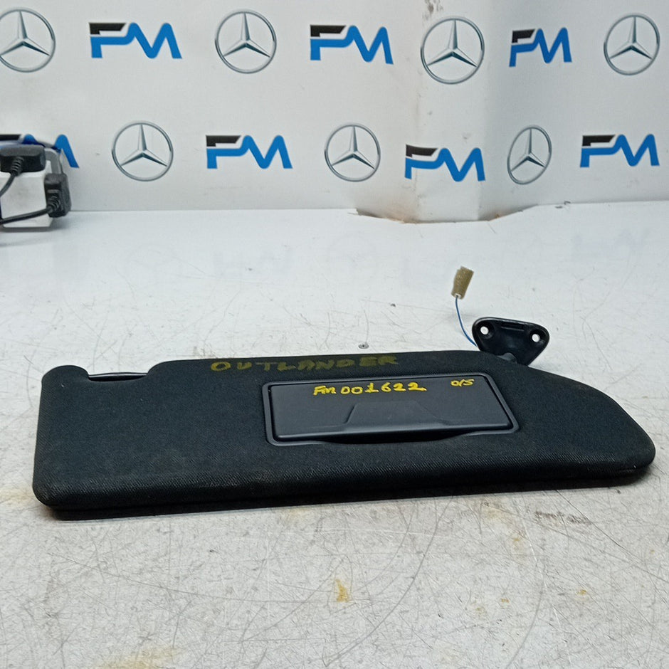MITSUBISHI OUTLANDER MK3 SUN VISOR DRIVER SIDE OS BLACK 2014 FM001622