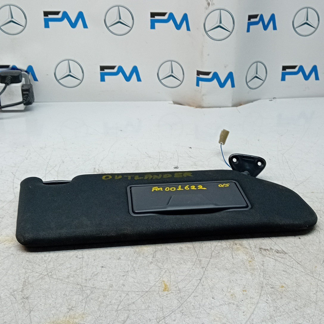 MITSUBISHI OUTLANDER MK3 SUN VISOR DRIVER SIDE OS BLACK 2014 FM001622