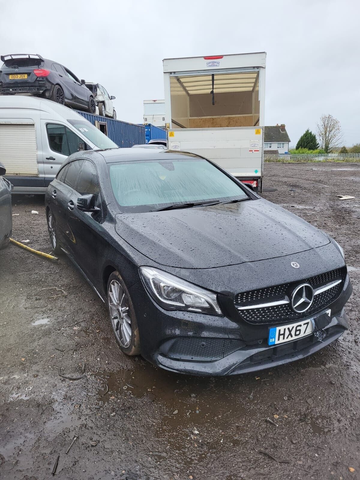 MERCEDES  CLA W117 AMG SHOOTING BRAKE / AIR BAGS ( STEERING WHEEL, KNEE, ROOF )