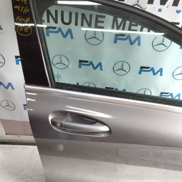 MERCEDES BENZ  A-CLASS W176 DRIVER SIDE FRONT DOOR O/S/F COMPLETE GREY FMD56