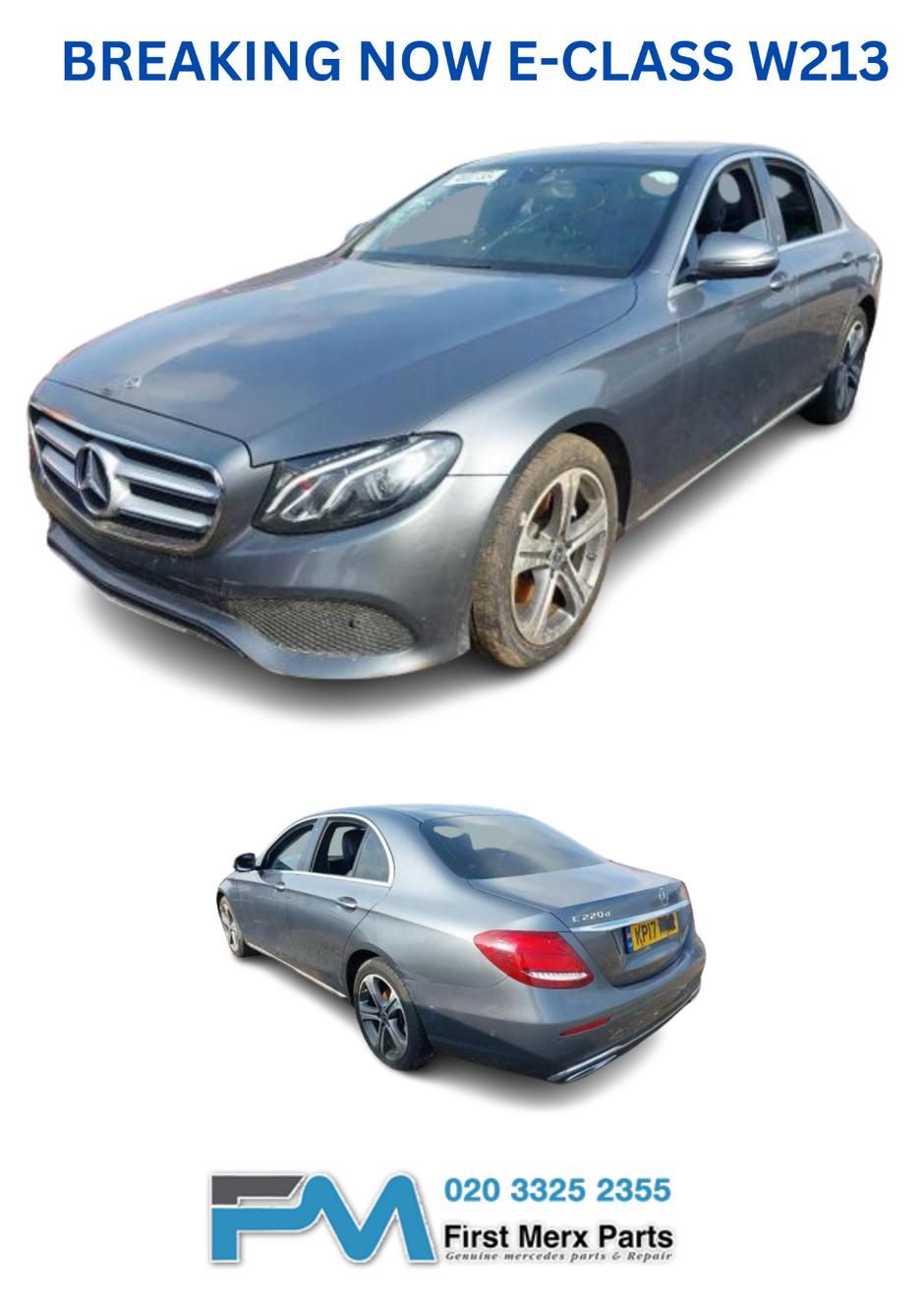 MERCEDES BENZ   E-CLASS W213 / AIR BAGS ( STEERING WHEEL, KNEE, ROOF )