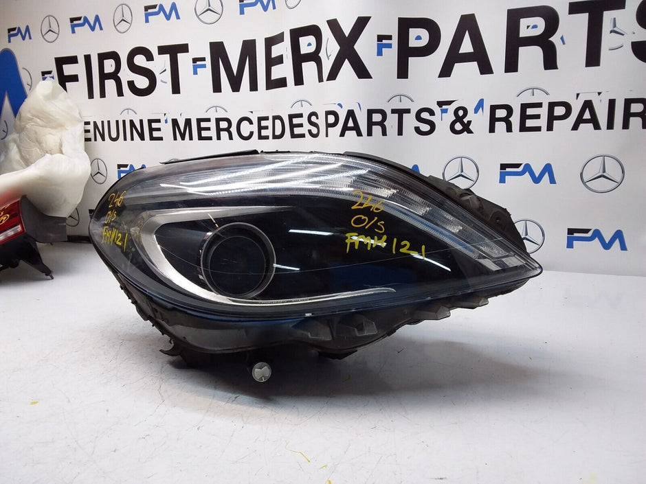 2013 MERCEDES B-CLASS W246 HEADLIGHT DRIVER SIDE OS A2468207461 FMH121 (DAMAGED)
