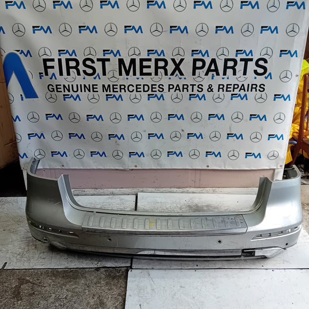 MERCEDES BENZ  GLE W166 SALOON REAR BUMPER SILVER 2016 A1668853024 FMX84