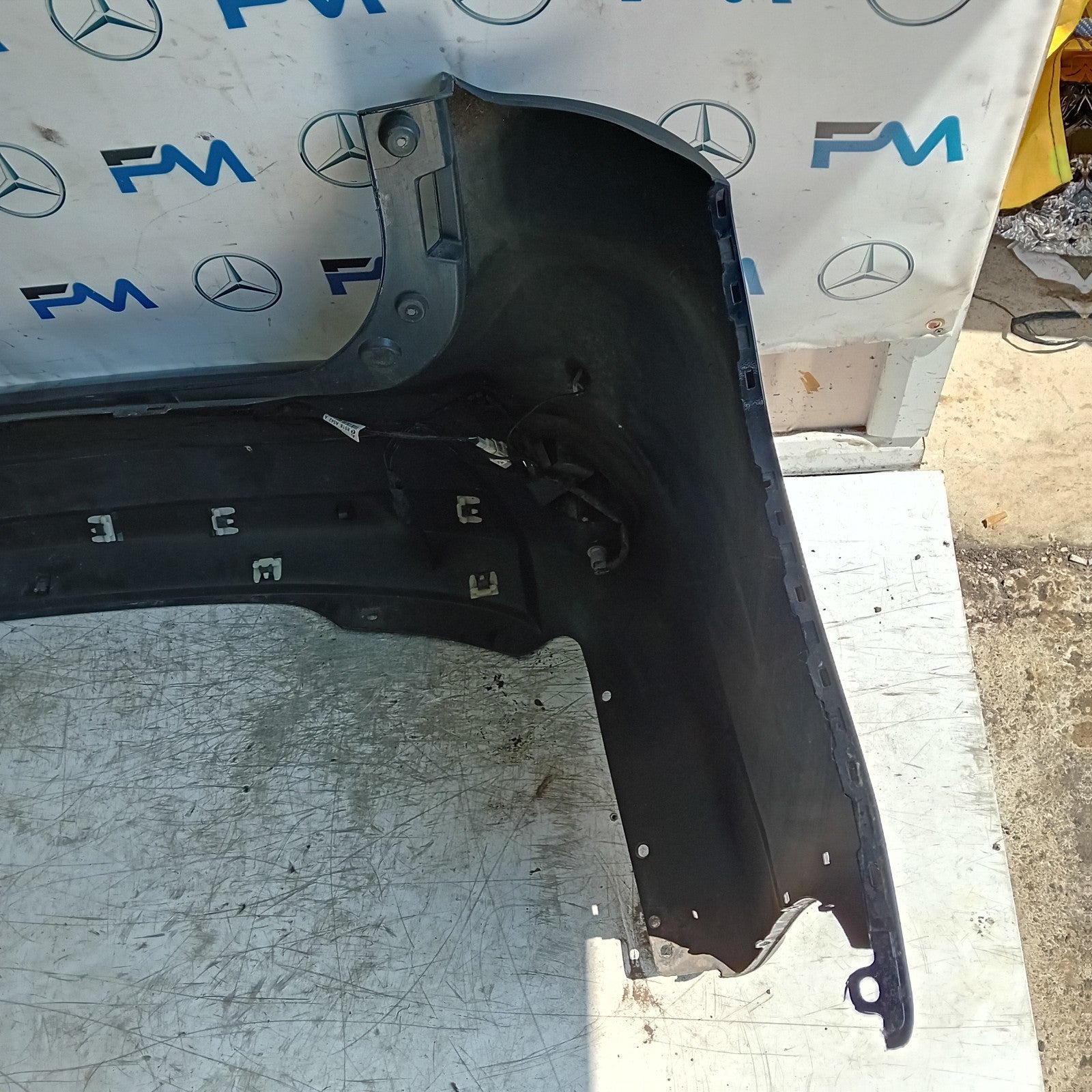 MITSUBISHI OUTLANDER MK3 REAR BUMPER BLUE 2013 COMPLETE FMX105