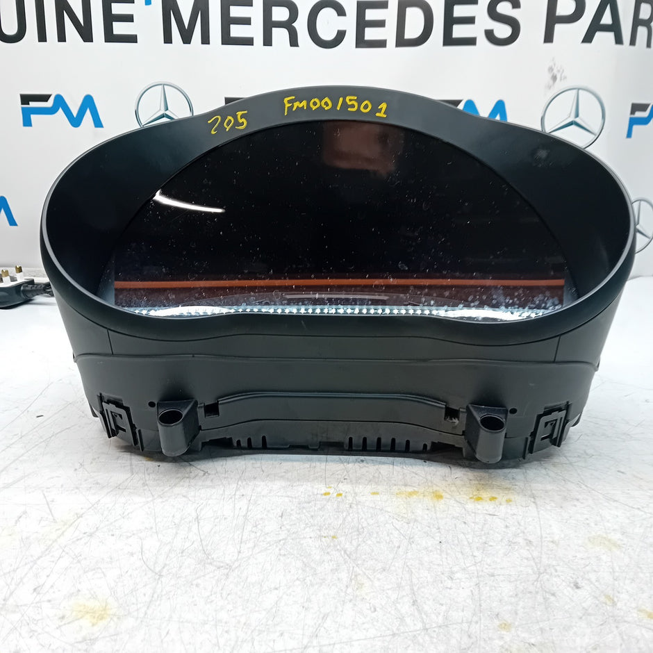 MERCEDES C-CLASS W205 SPEEDOMETER INSTRUMENT CLUSTER BLACK A2059009215 FM001501