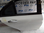 MERCEDES BENZ  C-CLASS W205 DRIVER SIDE REAR DOOR O/S/R COMPLETE WHITE FMD82