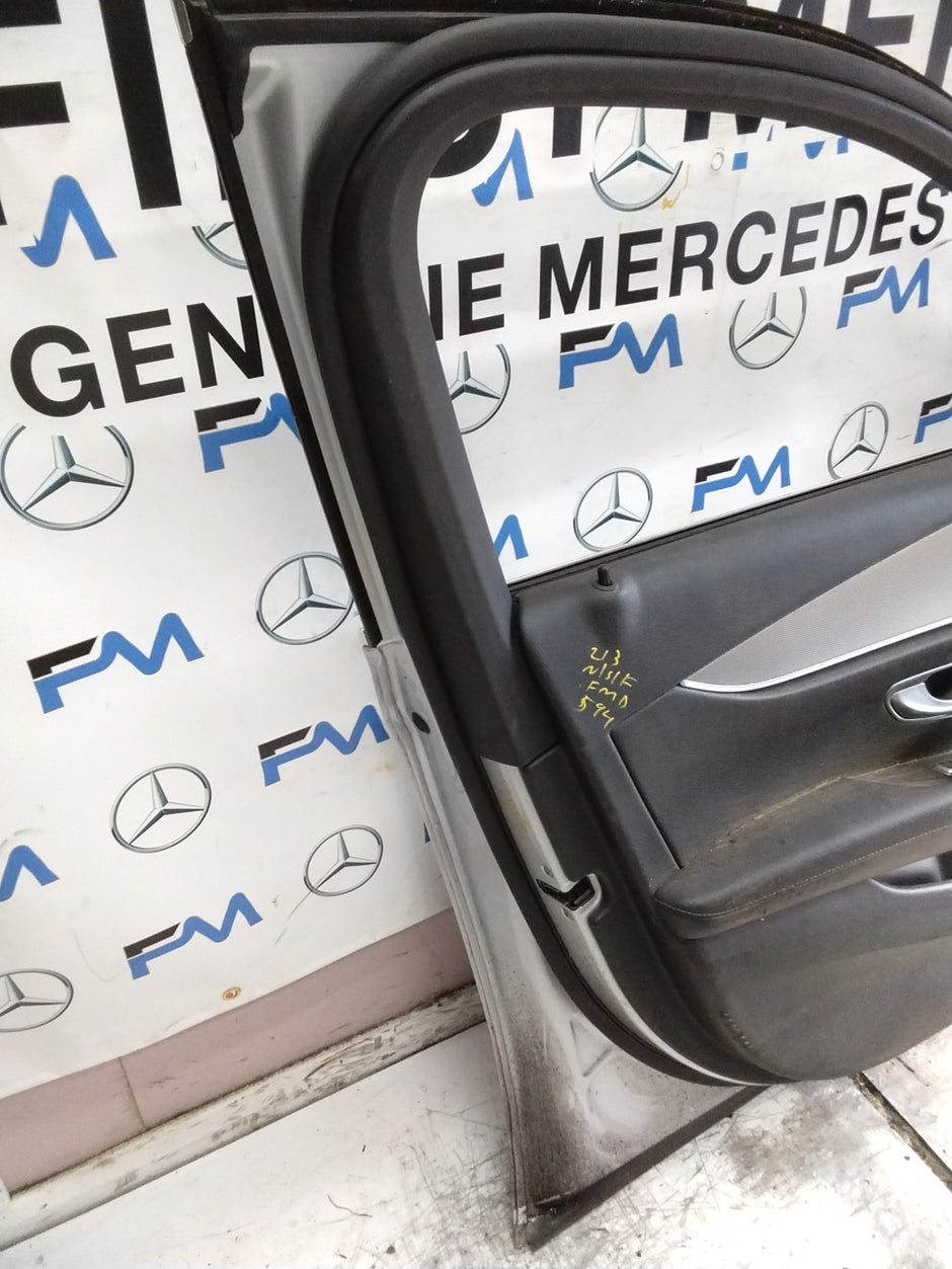MERCEDES E-CLS W213 SLN PASSENGER FRONT DOOR NSF SILVER 2016-20 COMPLETE FMD594