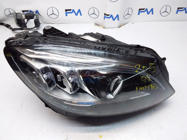 2018 MERCEDES C-CLASS W205 O/S HEADLIGHT COMPLETE  FACELIFT A2059069609 FMH53 
