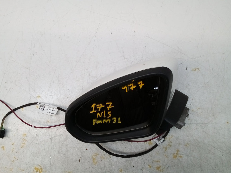 MERCEDES A-CLASS  W177 PASSENGER SIDE WING MIRROR A1778104303 WHITE FMM31
