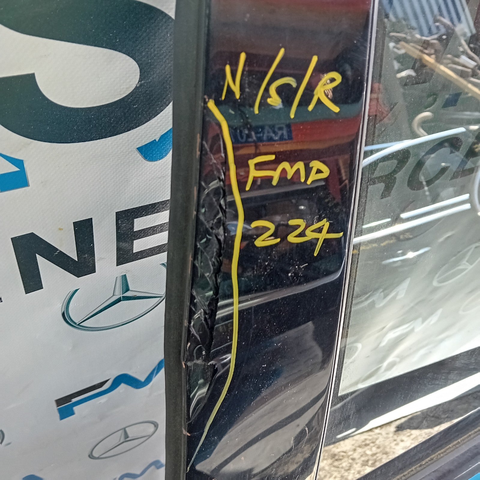 MERCEDES B-CLASS W246 PASSENGER REAR DOOR NSR BLUE 2012-19 COMPLETE FMD224