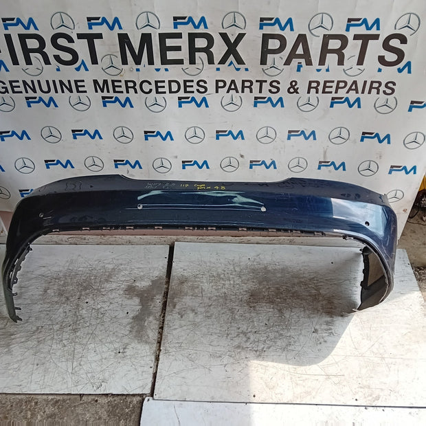 MERCEDES BENZ CLA W117 REAR BUMPER 2015 BLUE A1178800440 FMX48