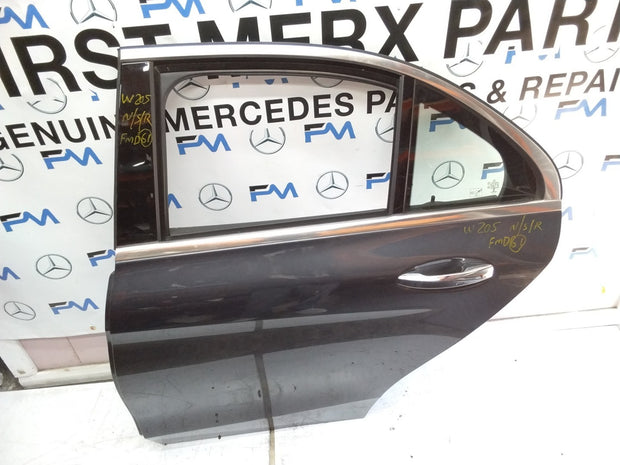 MERCEDES  BENZ  C-CLASS W205 PASSENGER SIDE REAR DOOR N/S/R COMPLETE GREY FMD61
