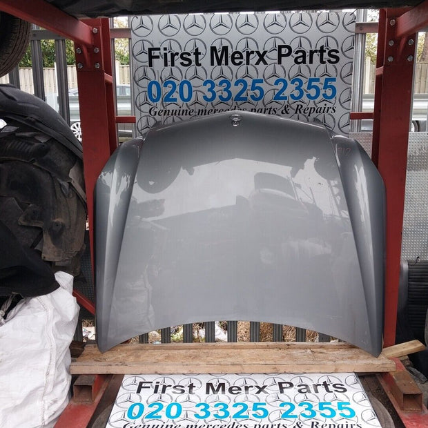 (AS) MERCEDES BENZ W212 E CLASS PRE-FACELIFT FRONT BONNET IRIDIUM SILVER 775